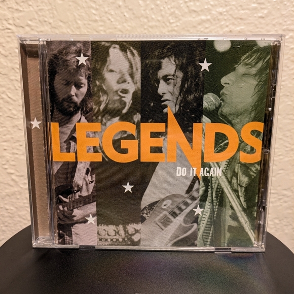 LEGENDS Black and Orange CD with Bold Typography - Picture 1 of 6